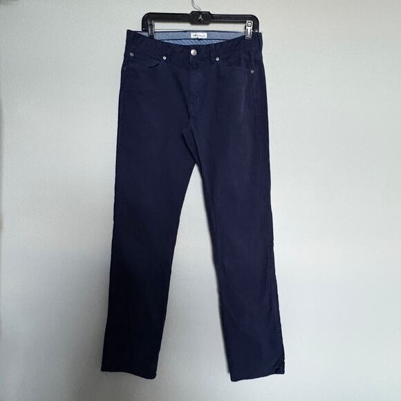 Peter Millar Navy Stretch Corduroy Pant 32x32 OldMoney QuietLuxury DarkAcademia - Picture 2 of 10